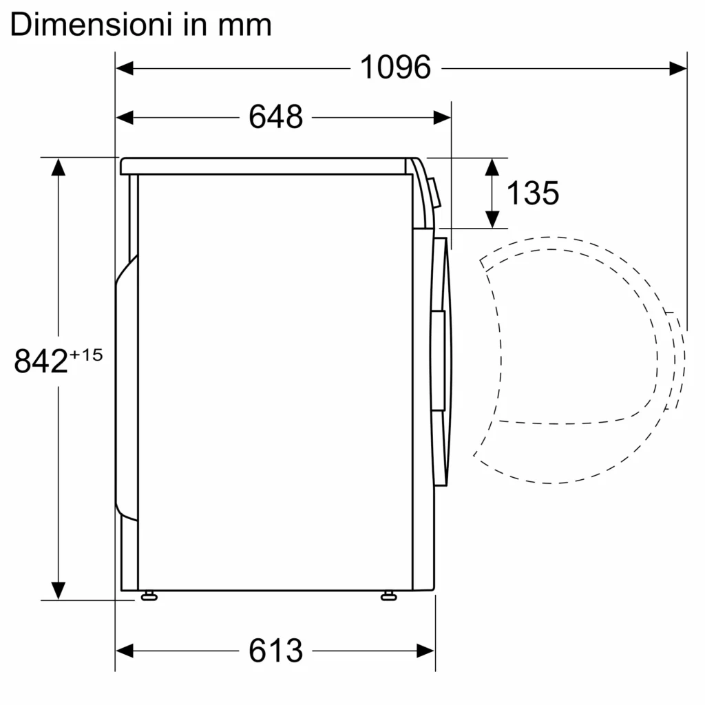 Bosch Asciugatrice a pompa di calore e trattamento con vapore 9 kg Serie 6 - WQH245A0IT - immagine 17