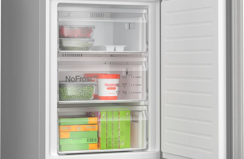 Frigorifero Bosch Serie 6 Frigo combinato da libera installazione 203 x 60 cm Acciaio spazzolato anti-impronta, Total No Frost - KGN39AIAT - immagine 10