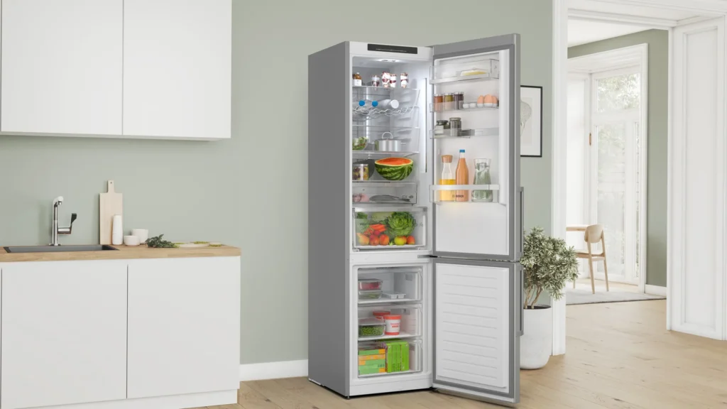 Frigorifero Bosch Serie 6 Frigo combinato da libera installazione 203 x 60 cm Acciaio spazzolato anti-impronta, Total No Frost - KGN39AIAT - immagine 12