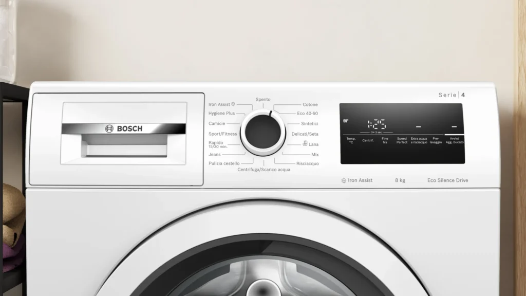 Lavatrice Bosch Serie 4 a carica frontale 8 kg  - WAN24208II - immagine 3
