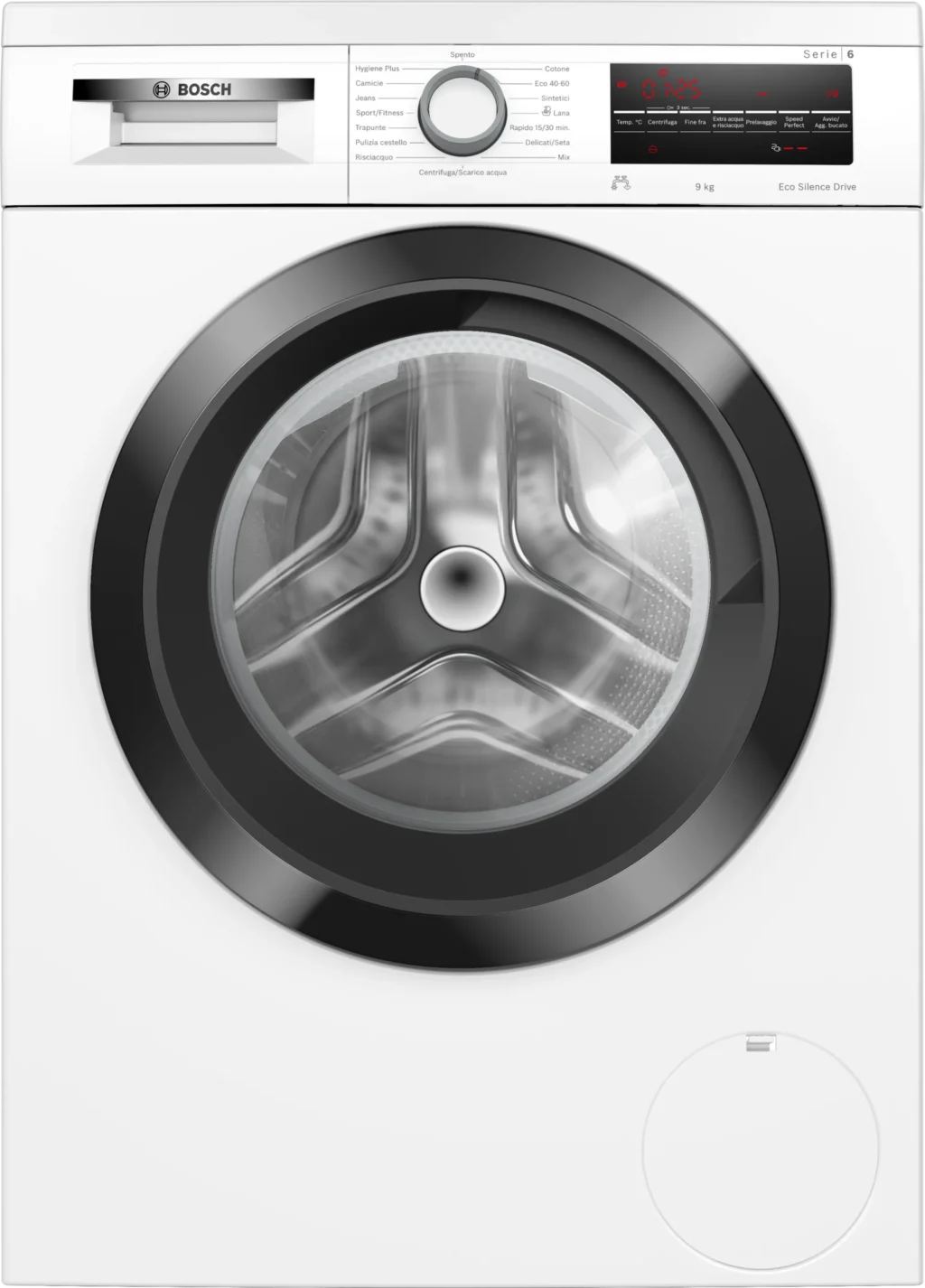 Lavatrice Bosch Serie 6 a carica frontale 9 kg 1400 giri/min acqua calda e fredda - WUU28T29II - immagine 4