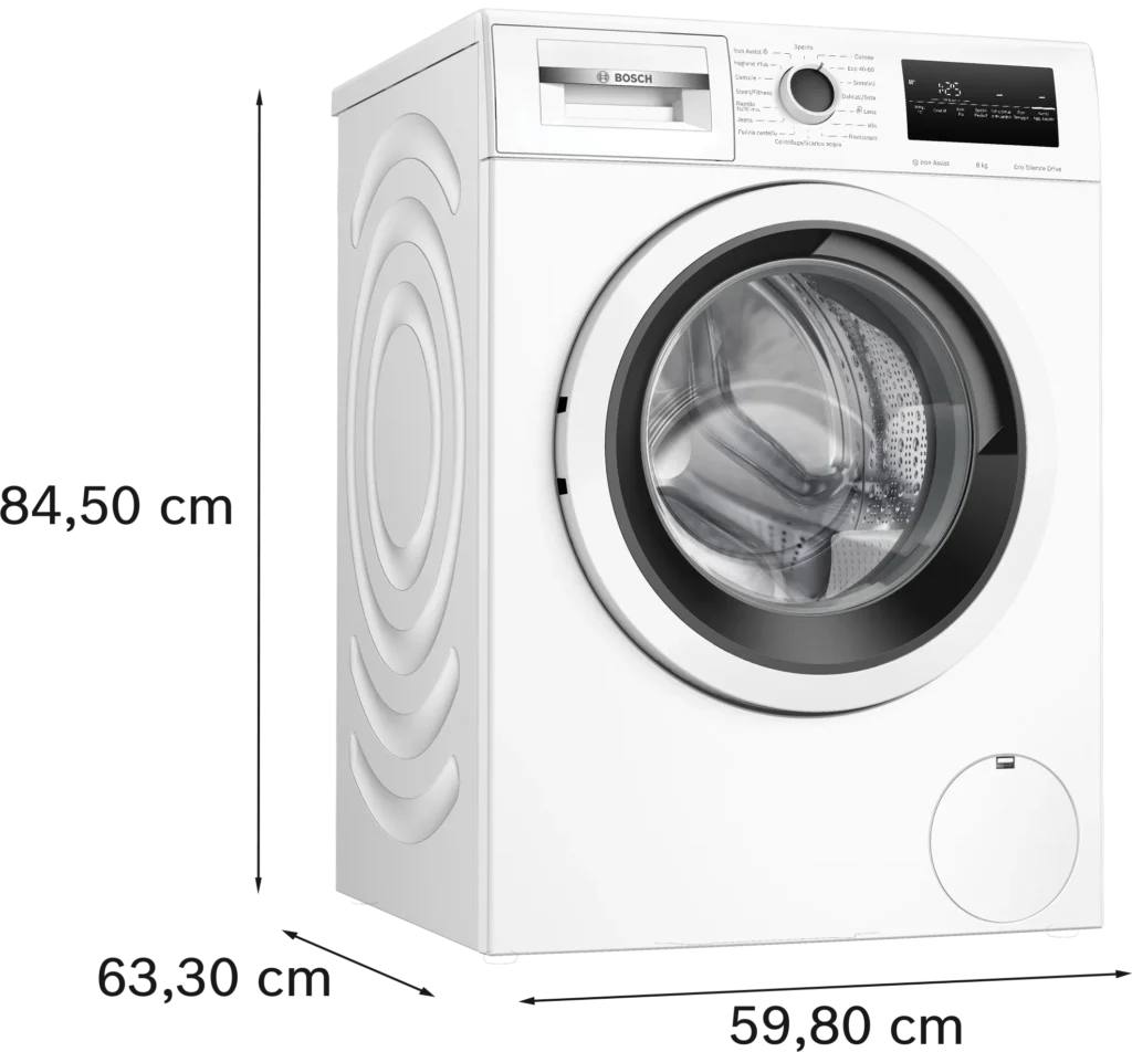 Lavatrice Bosch Serie 4 a carica frontale 8 kg  - WAN24208II - immagine 5