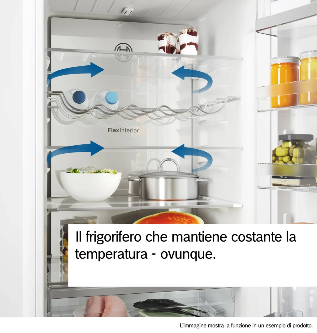 Frigorifero Bosch Serie 6 Frigo combinato da libera installazione 203 x 60 cm Acciaio spazzolato anti-impronta, Total No Frost - KGN39AIAT - immagine 8