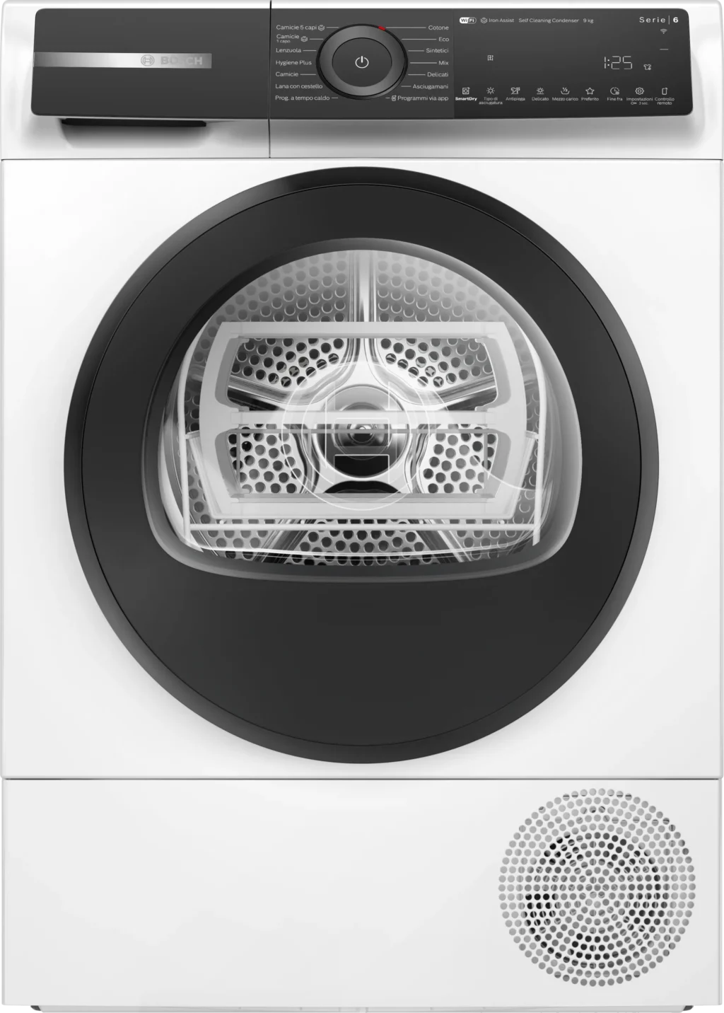 Bosch Asciugatrice a pompa di calore e trattamento con vapore 9 kg Serie 6 - WQH245A0IT - immagine 3