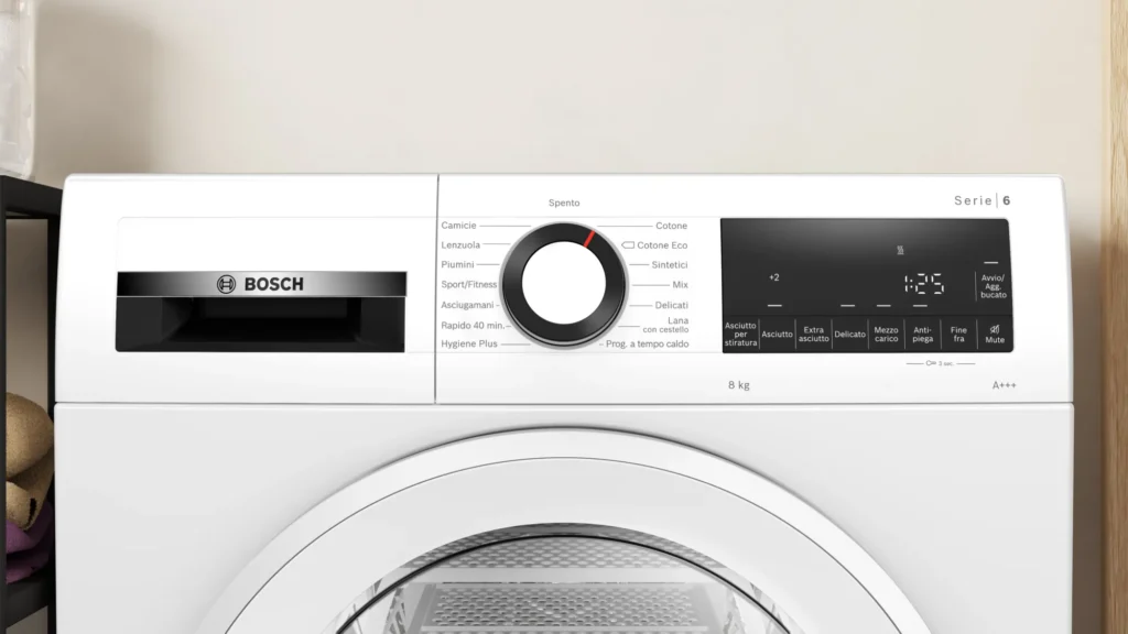 Bosch Asciugatrice a pompa di calore 8 kg Serie 6 - WQG233D1IT - Image 3