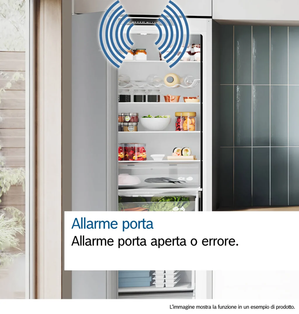 Frigorifero Bosch Serie 6 Frigo combinato da libera installazione 203 x 60 cm Acciaio spazzolato anti-impronta, Total No Frost - KGN39AIAT - immagine 5