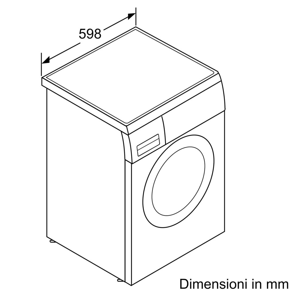 Lavatrice Bosch Serie 6 a carica frontale 9 kg 1400 giri/min acqua calda e fredda - WUU28T29II - immagine 10