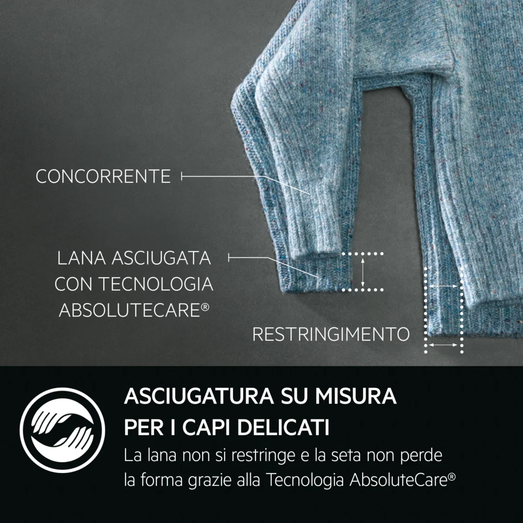 Asciugatrice AEG Serie 8000 AbsoluteCare 8 kg - TR8G83GW - immagine 9