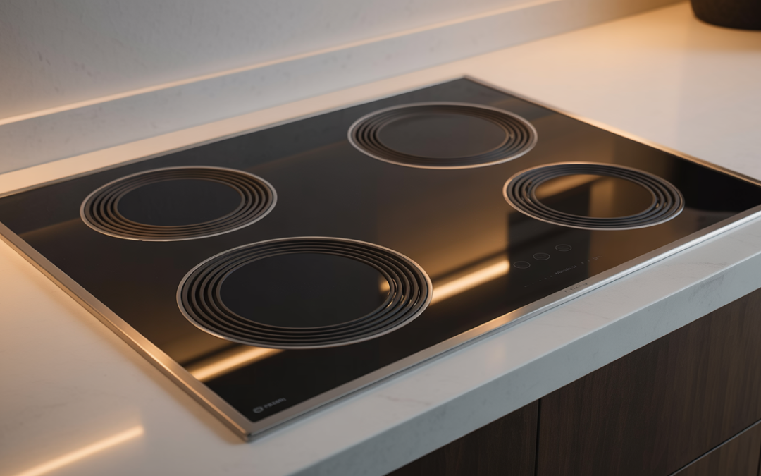piano cottura in vetroceramica di lusso