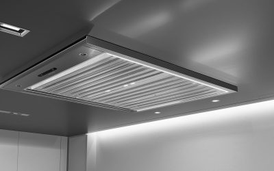 Cappe aspiranti a soffitto: design invisibile e massime prestazioni