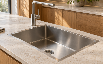 Lavello filo top in acciaio inox: quando sceglierlo per una cucina su misura